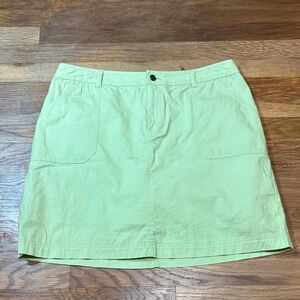 Christopher & Banks lime green skort